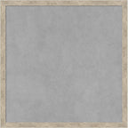 Amanti Art Silver Framed Magnetic Board 17x17 Small Vision Board for use with Magnets, 100% Metal Sheet to Display Items as Office Decor or for Home Organization in mudroom, Kitchen or Kids Room