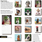 2026 Wall Calendar,Funny Calendar 2026, November 2025 - December 2026, Wall Calendar Funny Animal Memes, 12" x 24" Opened, Full Page 14 Months Thick Paper for Gift Calendar Organizing Planning