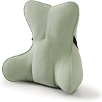 Ailuteie Ergonomic Lumbar Support Pillow(Pat. Pend) – Multi-Functional Back Cushion with Firm Support for Reading, Working & Driving,Celadon Green