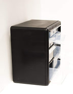 Homak 12-Drawer Parts Organizer, Black, HA01012001