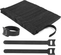 Nettbe Reusable Cable Ties, 210 PCS 6 Inches Adjustable Cord Straps Wire Organizer Cord Wrap and Hook Loop Cable Management