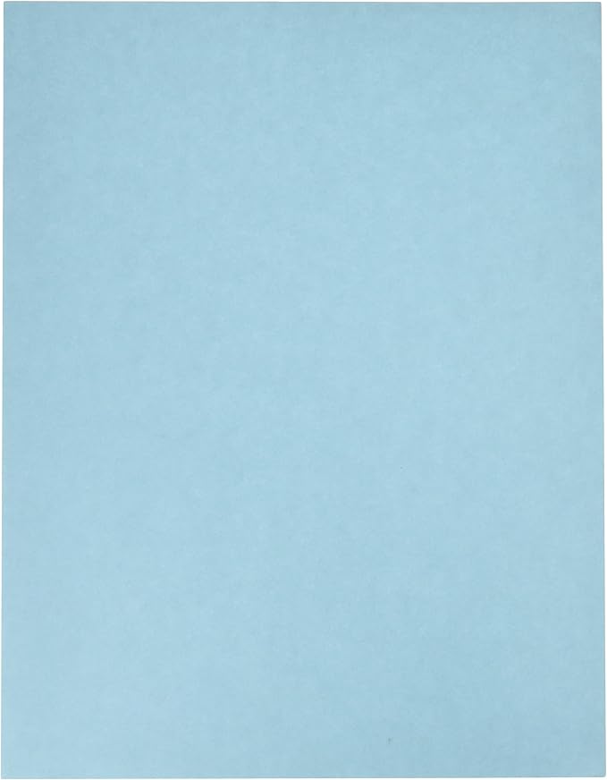 LUXPaper 8.5" x 11" Paper | Letter Size | Pastel Blue | 60lb. Text | 250 Qty