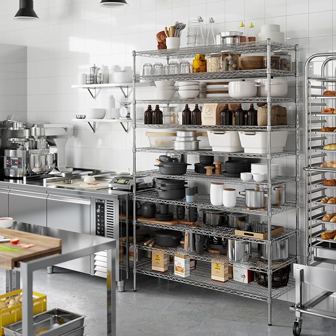 Regal Altair 21" Deep x 54" Wide x 86" Height Wire Shelving Kit | 10-Tier | NSF Commercial Storage Rack Unit