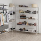 Regal Altair 21" Deep x 60" Wide x 74" Height Wire Shelving Kit | 5-Tier | NSF Commercial Storage Rack Unit