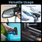 3-Gear Electric Portable Air Duster - 180000RPM Jet Dryer Blower, No Canned Air, Jet Fan for Car Dry, Computer Cleaning
