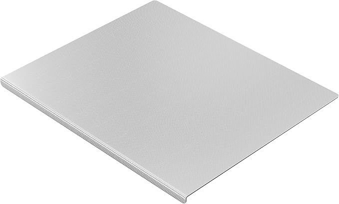 KORVOS Stainless Steel Cutting Board, 304 Stainless Steel Cutting Boards for Kitchen, Upgraded Anti-Scratch & Anti-Slip Surface, Large Metal Board for Meat Fruits Vegetables Baking, 23.6" x 19.6"