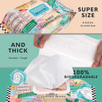 Juniper CLEAN Single Surface Cleaning Wipes Bleach Free, Thick & Large Dispose, All-Purpose Cleaner for Bathroom, Kitchen, Office, 100 Count Soft Flow, Biodegradable, No Scent