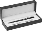 Amazon Basics Fountain Pen with two replacement cartridges- Medium Point, Black Ink