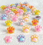 30 pcs Cat Paw Push Pins, Cute Animal Decorative Thumbtacks,Cartoon Drawing Pins for Cork Board,Photo Wall,Memo Paper,Menu Maps,Home and Office Decor,Class or Cubicle Decor