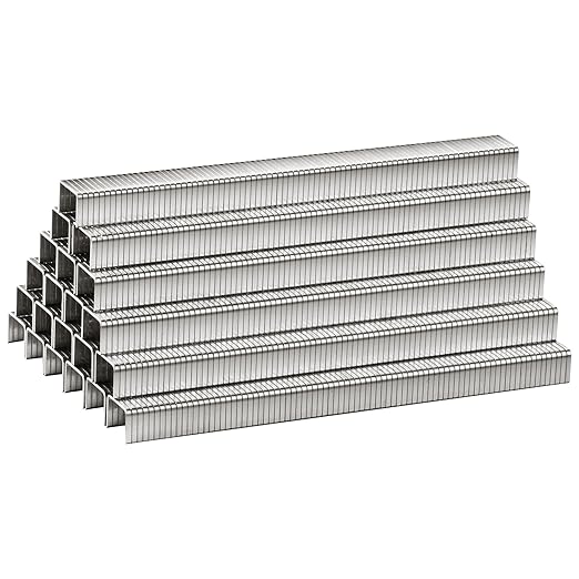 meite T-50 Stainless Steel Staples Marine, 5/16 Inch Heavy Duty Staples for Staple Gun - 1512 Counts, 20 Gauge 3/8 Inch Crown T-50 Upholstery Staple for Salt Water, Marine Applications