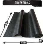 Precision Defined Professional Grade Tool Box Liner, 10 ft x 24", Black | Tool Box Drawer Liner, Shelf Liner Non Slip Mat, Thick Cabinet Shelf Liner, Toolbox Drawer Liner