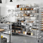 Regal Altair 14" Deep x 72" Wide x 86" Height Wire Shelving Kit | 10-Tier | NSF Commercial Storage Rack Unit