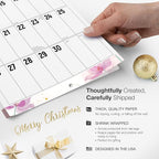 RED EMBER The Big Grid - Floral 2026 Wall Calendar 12 Month | 12" x 24" Open | Thick & Sturdy Paper | Holiday Gift | Jumbo Large Print Nature Calendar 2026
