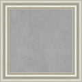 Amanti Art Silver Framed Magnetic Board 26x26 Medium Vision Board for use with Magnets, 100% Metal Sheet to Display Items as Office Decor or for Home Organization in mudroom, Kitchen or Kids Room