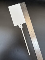 Blank Waterproof Plastic Tags for Labeling Marker Ties Large Tag Fastener Zip Tie Label Security Seal Tags 2.28"×3.94" 200pcs,White