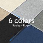Olanglab Fiberglass Acoustic Wall Panels 4 Pack, 11.8'' x 23.6'' Sound Panels, Fabric Wrapped Sound Proof Panels for Walls (Light Gray)
