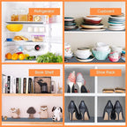 Shelf Liners for Kitchen Cabinets Refrigerator Liners Waterproof & Oil-Proof Kitchen Cupboard Liner Non-Slip Drawer Mats EVA Material Non Adhesive Fridge Mats for Shelves 11.8 x 393.7 Inches
