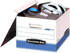 Bankers Box 20-Pack Medium Duty File Storage Boxes with Lids, FastFold Assembly, Letter/Legal, STOR, (0076315)