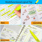 MGKO 30 Pack Bright Yellow Highlighters - No Bleed Formula,Soft Chisel Tip Markers Ideal for Office & School Use