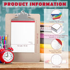 Jetec Small Graph Paper Notepad 5 x 8 Inch Mini Notebook Double Sided Memo Pads Back to School Supply Pocket Notepad Assorted Colors 50 Sheets Graph Paper Notebook(Grid(5x5),8 Pcs)