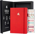 Clever Fox Ultimate Achiever’s Goal Planner - Focus & Productivity 90 Day Journal. Undated Daily Weekly Monthly Planner Organizer & Hourly Schedule Notebook - Hardcover, A5 Size, Ruby Red
