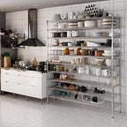 Regal Altair 18" Deep x 72" Wide x 86" Height Wire Shelving Kit | 10-Tier | NSF Commercial Storage Rack Unit
