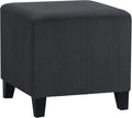 Edeco Ottoman with Square Cube Design, 16 Inch Footstools and Ottomans Small, Large Load Capacity, Square Foot Rest Ottoman for Living Room