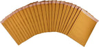 Amazon Basics Kraft Bubble Self-Seal Mailer, 10.5" x 16" (Internal Size 10.25" x 15"), 25-Pack, Brown