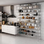 Regal Altair 18" Deep x 72" Wide x 96" Height Wire Shelving Kit | 10-Tier | NSF Commercial Storage Rack Unit