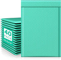 Fuxury Large Bubble Mailers 10.5x16" 40 Pack Thick Padded Envelopes Opaque Mailing Envelopes Bubble Padded Mailers Shipping Bags for Packaging #5 Teal