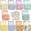 TaoBary 160 Pcs Stationery Paper Set 50 Double Sided Stationery Papers with 50 Matching Envelopes and 60 Round Dot Sticker, 10 Design(Kawaii,5.5 x 8.25 Inch)