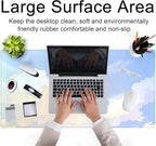 Blue Cloud XXL Large Extended Gaming Mouse Pad Computer Mat Aesthetics Mousepad, Office Decor Desk Pad, Laptop Keyboard and Mouse Mat, Non-Slip Desk Matt with Stitched Edge, 31.5''x15.7''