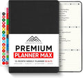 Undated, 2026 Planner, 8.5" x 11" - The #1 Productivity Planner to Achieve Your 2026 Goals - Planner 2026-2027 by PRODUCTIVITY STORE (A4, BLACK)