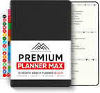 Undated, 2026 Planner, 8.5" x 11" - The #1 Productivity Planner to Achieve Your 2026 Goals - Planner 2026-2027 by PRODUCTIVITY STORE (A4, BLACK)