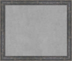 Amanti Art Grey Framed Magnetic Board 23x27 Medium Vision Board for use with Magnets, 100% Metal Sheet to Display Items as Office Decor or for Home Organization in mudroom, Kitchen or Kids Room