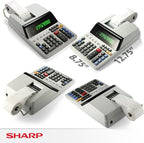 Sharp EL-1197PIII Heavy Duty Color Printing Calculator with Clock and Calendar