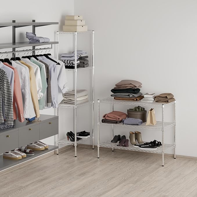 Regal Altair 21" Deep x 42" Wide x 34" Height Wire Shelving Kit | 3-Tier | NSF Commercial Storage Rack Unit
