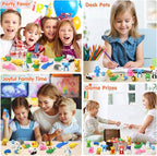 Moosia 34 Pack Animal Pencil Erasers for Kids, 3D Mini Puzzle Take Apart Erasers, Desk Pets & Treasure Box Toys, Bulk Party Favors, Classroom Prizes, School Supplies, Gift for Boys & Girls