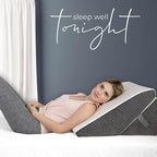 Kolbs Memory Foam Adjustable Bed Wedge Pillow - Wedge Pillow Set for After Surgery - 9 and 12 inch Height Plush Velvet Cover Multi Use for Sleeping and Acid Reflux (Adjustable Height)