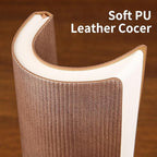 TSFPapier Lined Journal Notebook for Work College Ruled Note Book 5.79"x8.27" A5 PU Leather Daily Journaling 216 Pages for Women Men Writing Home School Supplies Business (RoseGold)