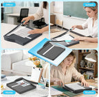 Scribanx Papercutter 12" Cut Length Guillotine Paper Cutter with Safety Guard, 18 Sheet Capacity Heavy Duty Paper Trimmer, Large Paper Cutting Board for Cardstock, Photos, Office, Classroom, Studio