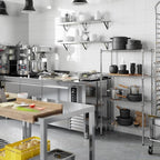 Regal Altair 14" Deep x 30" Wide x 54" Height Wire Shelving Kit | 4-Tier | NSF Commercial Storage Rack Unit