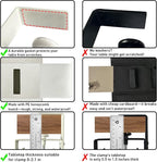 AHOMO [Upgraded] Under Desk Cable Management, 36" Cord Organizer, with Silicone Pads (No Scratch!), 16 Cable Ties, Washable PE Honeycomb Base,Fits Any Desk 0-2.1", No Stinky Cardboard! Beige
