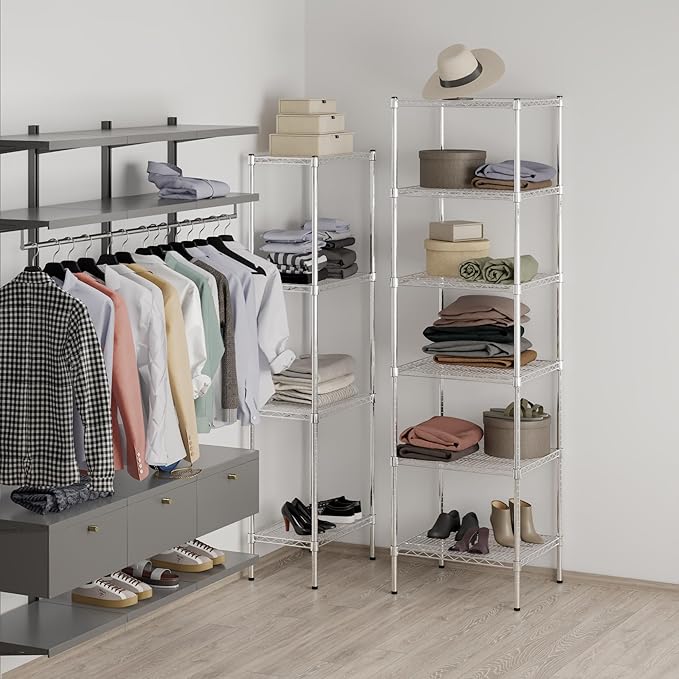 Regal Altair 21" Deep x 24" Wide x 86" Height Wire Shelving Kit | 6-Tier | NSF Commercial Storage Rack Unit