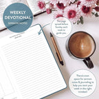 Christian Planner 2026 Daily Planner - Faith Based Monthly and Weekly Planner, Vision Board, and Habit Tracker - 2026 Calendar, Personal Organizer and Devotional Journal (Hardcover, Indigo)