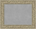 Amanti Art Silver Framed Magnetic Board 25x31 Medium Vision Board for use with Magnets, 100% Metal Sheet to Display Items as Office Decor or for Home Organization in mudroom, Kitchen or Kids Room