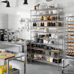 Regal Altair 18" Deep x 54" Wide x 96" Height Wire Shelving Kit | 10-Tier | NSF Commercial Storage Rack Unit
