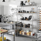 Regal Altair 21" Deep x 48" Wide x 86" Height Wire Shelving Kit | 5-Tier | NSF Commercial Storage Rack Unit