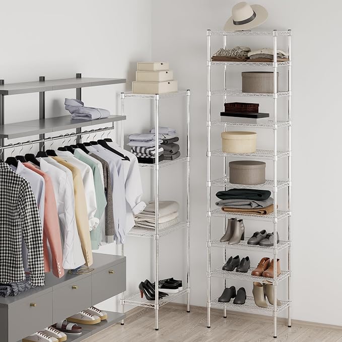 Regal Altair 14" Deep x 24" Wide x 96" Height Wire Shelving Kit | 10-Tier | NSF Commercial Storage Rack Unit