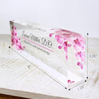 Desk Name Plate for Women, Acrylic Desk Name Plaque, Chiropractor Gift, Personalized Name Plate for Desk, Executive Custom Desk Name Plate